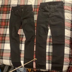 Mens nudie jeans black ring